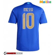 Moške Nogometnih dresov Argentina Lionel Messi #10 Gostujoči Copa America 2024 Kratki rokavi